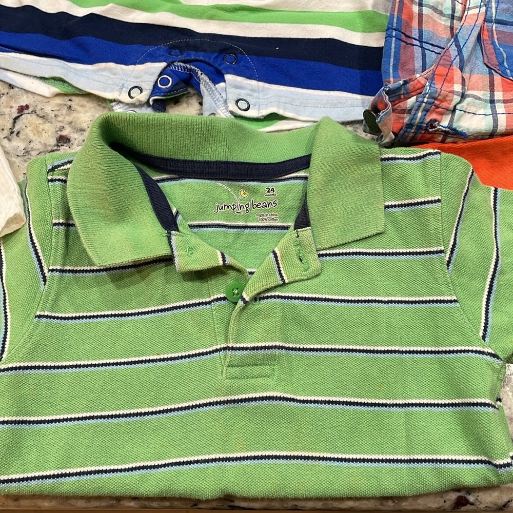 Mystery Box Baby Boy 8-10 pcs SZ:24 M  Each box includes a Bonus item $75 Value